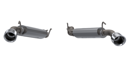 QTP 14-15 Chevrolet Camaro SS 6.2L 304SS AR3 Axle Back Exhaust w/4.5in Tips 600114 600114 Photo - Primary