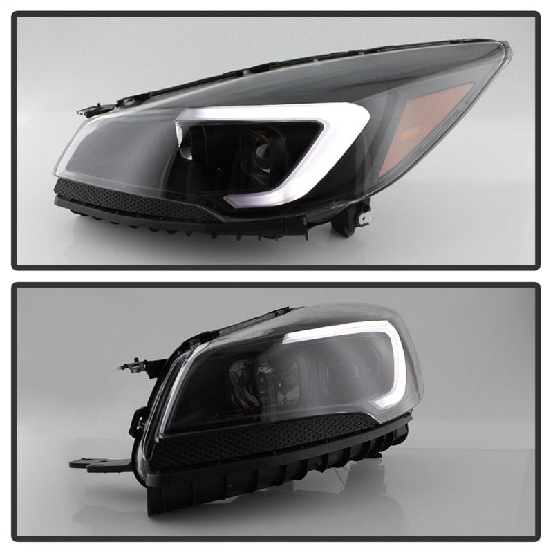 SPYDER xTune 13-16 Ford Escape LED Light Bar Halogen Projector Headlights - Black (PRO-JH-FESCA13-LB-BK) 9042904 9042904 Photo - Unmounted