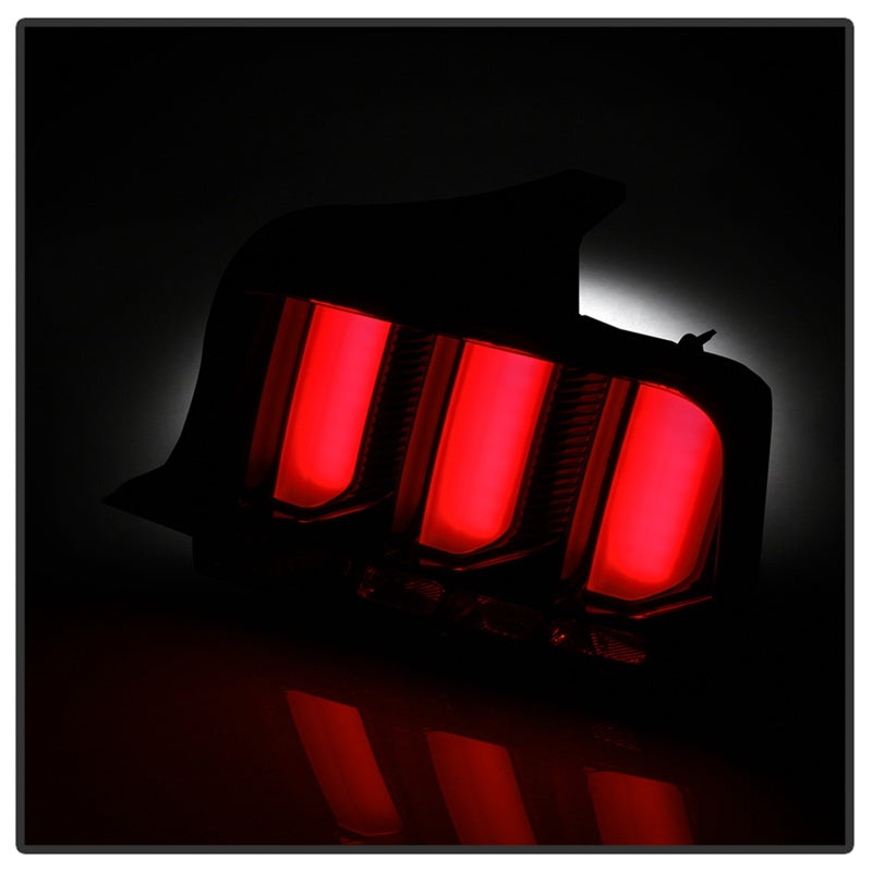 Spyder 05-09 Ford Mustang (Red Light Bar) LED Tail Lights - Smoke ALT-YD-FM05V3-RBLED-SM 5086723 5086723 Photo - Unmounted