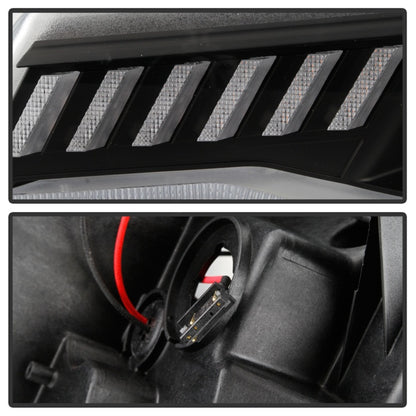 Spyder Chevy Camaro 16-18 HID Model Full LED Headlights Black PRO-YD-CCAM16HIDAP-SEQ-BK 5087355 5087355 Photo - Unmounted