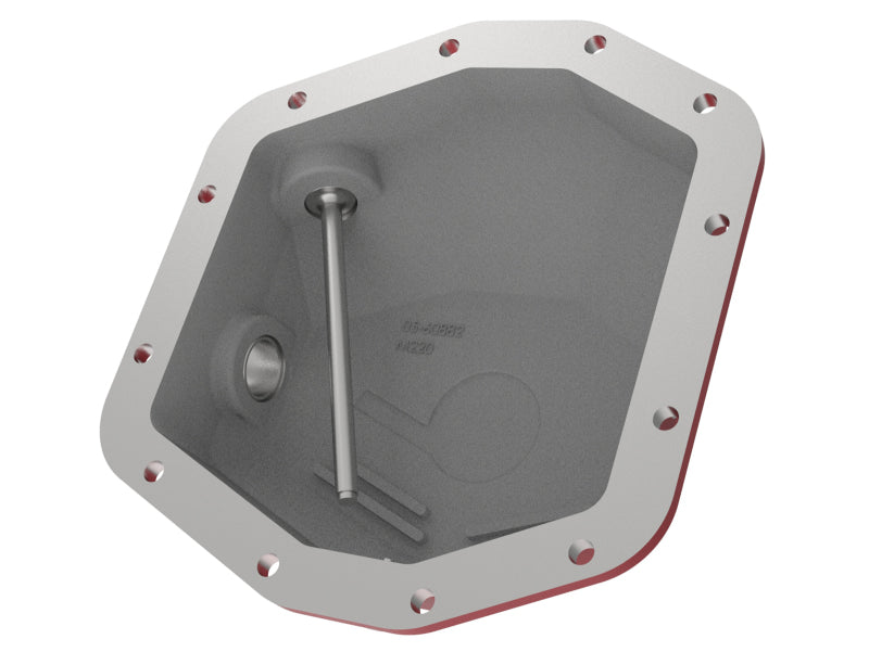 aFe Pro Series Rear Differential Cover Red (Dana M220) Jeep Wrangler (JL) 46-71000R Photo - Unmounted