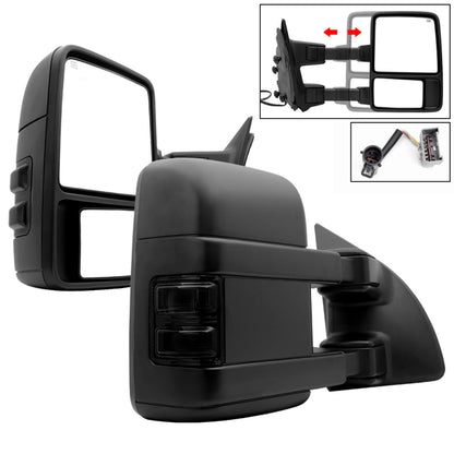 SPYDER Xtune L&R G2 Ford Superduty 99-07 Heated Smoke Signal Telescoping Mirrors MIR-FDSD99S-G2-PW-SM-SET 9935466 9935466 Photo - Primary