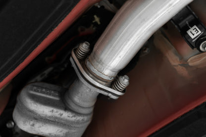 MBRP 12-22 Subaru BRZ 17-22 Toyota GR86 Stainless Steel 3in Cat-Back-Single Rear Exit w Carbon Tips S48063CF S48063CF Photo - Close Up