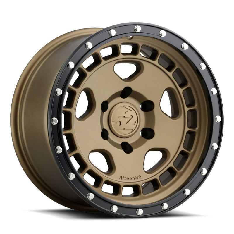 fifteen52 Turbomac Hd Block Bronze (Matte Bronze/Satin Black Ring/Steel Hardware) Wheel 17x8.5 0 6x139.7 THDBB-178569-00 Photo - Primary
