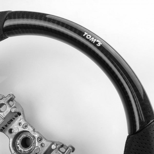 TOM'S Racing Carbon Steering Wheel - 2017-2021 Toyota 86 (After minor change / Kouki)