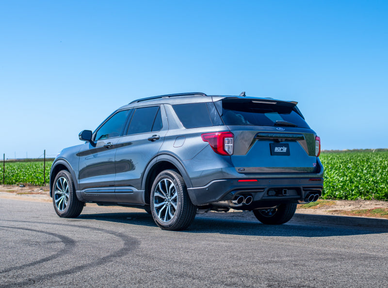 Borla 2020 Ford Explorer ST 3.0L V6 2.25in ATAK Exhaust - Chrome Tips 140821 140821 Photo - Close Up