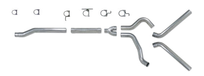 Diamond Eye Performance Diamond Eye KIT 4in CB MFLR RPLCMENT PIPE DUAL SS: 03-07 FORD 6.0L F250/F350 K4340S-RP K4340S-RP Photo - Primary