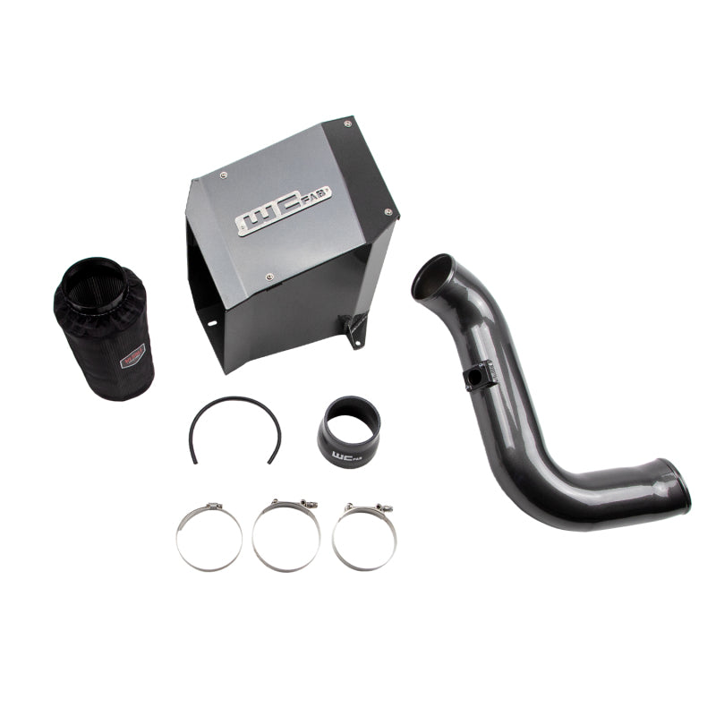 Wehrli 01-04 Chevrolet Duramax LB7 4in Intake Kit - Fine Texture Black WCF100190-FTB