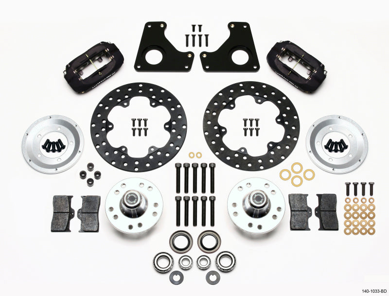 Wilwood FDL Front Drag Kit, Drilled Rotor, 79-87 GM "G" Body 140-1033-BD Photo - Primary