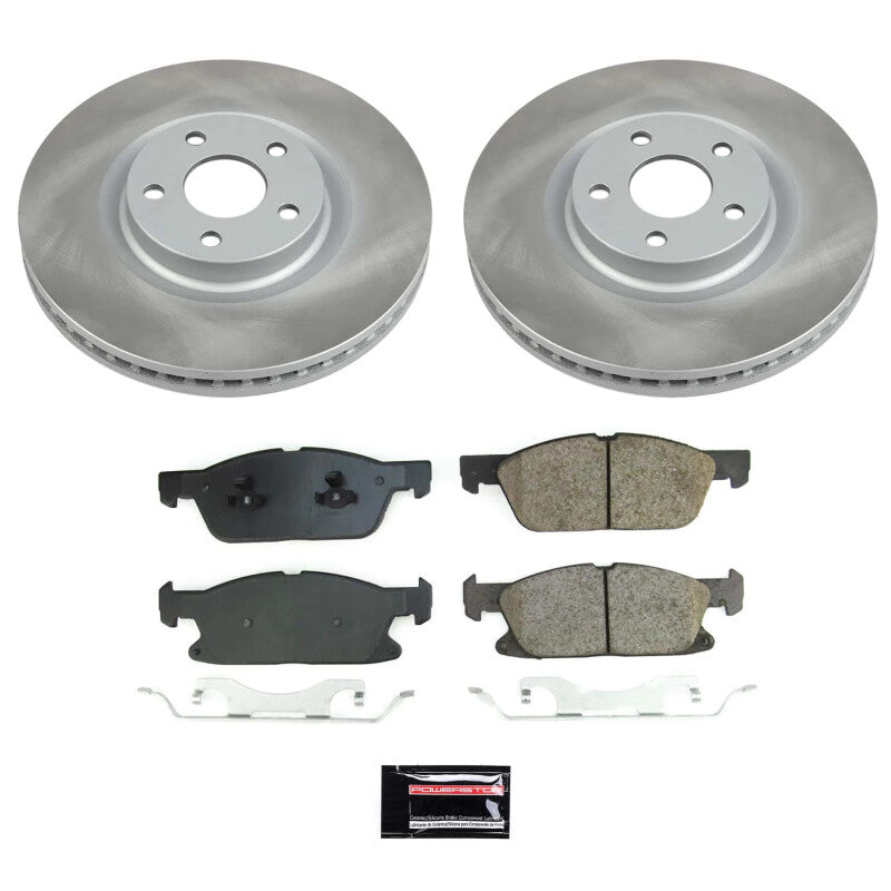 PowerStop Power Stop 15-20 Ford Edge Front Semi-Coated Rotor Kit SC7321 SC7321 Photo - Primary