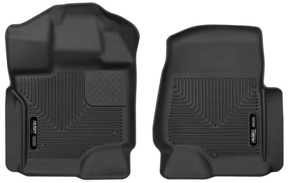 Husky Liners 2017 Ford Super Duty (Crew Cab / Super Cab) WeatherBeater Black Front 13301 Photo - Primary