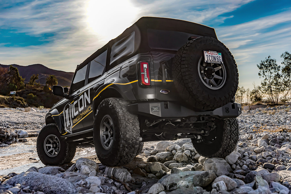 ICON 2021+ Ford Bronco Pro Series Rear Bumper 45202