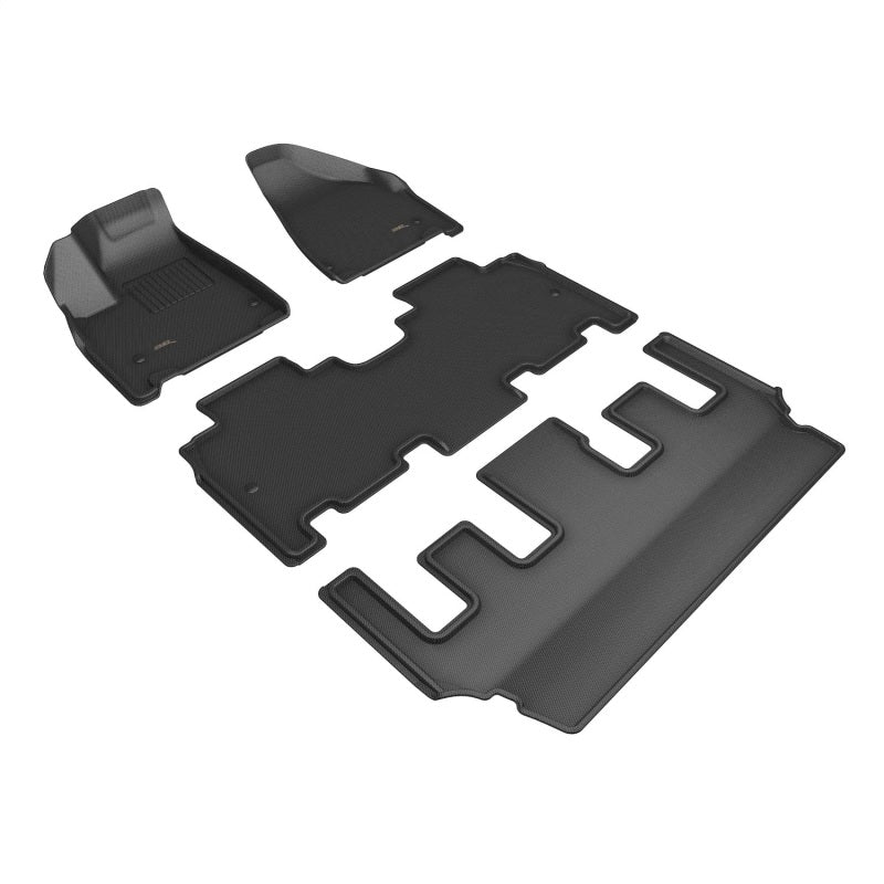 3D MAXpider 21-23 Chrysler Pacifica Pinnacle Kagu Floor Mat- Black R1 R2 R3 L1CY00801509 L1CY00801509 Photo - Primary