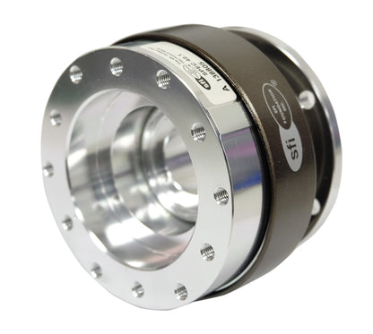NRG Quick Release - Silver Body/Chrome Ring SFI SPEC 42.1 SRK-200-1SL Photo - Primary