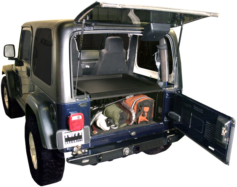 Tuffy Products Tuffy Tj Lj & Yj Security Deck Enclosure- 01 Blk 240-01 240-01 Photo - Mounted