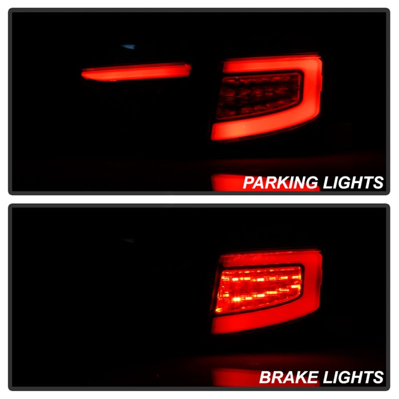 Spyder 08-14 Subara Impreza WRX Hatchback LED Tail Lights Seq Signal Black ALT-YD-SI085D-SEQ-BK 5086730 5086730 Photo - Unmounted