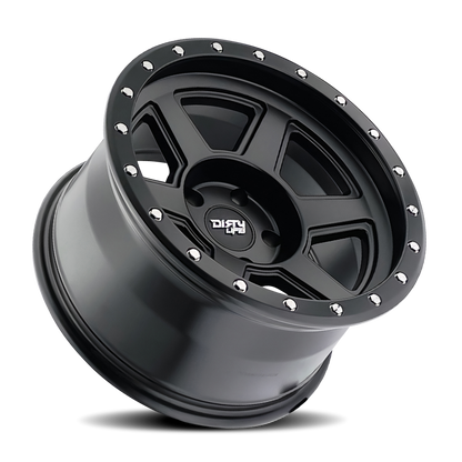 Dirty Life 9315 Compound 17x9 / 5x127 BP / -12mm Offset / 78.1mm Hub Matte Black Wheel 9315-7973MB12 9315-7973MB12 Photo - Primary