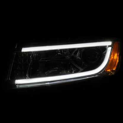 Anzo 2014-2015 Jeep Grand Cherokee Projector Headlightsw/Plank Style Design 111328 Photo - Unmounted
