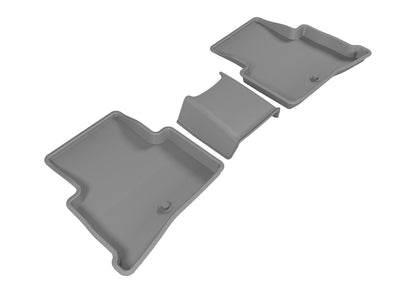 3D MAXpider 2017-2020 Kia Sportage Kagu 2nd Row Floormats - Gray L1KA04021501 L1KA04021501 Photo - Primary