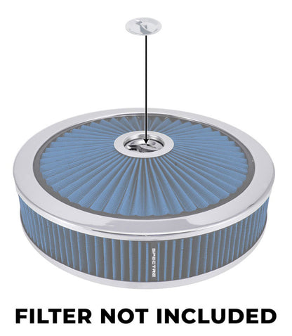 Spectre Air Cleaner Nut Low Profile (Fits 1/4in.-20 Threading) - Chrome 4208 4208 Photo - lifestyle view