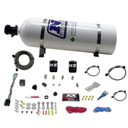 Nitrous Express All Ford EFI Single Nozzle Nitrous Kit (35-150HP) w/15lb Bottle 20922-15 20922-15 Photo - Primary