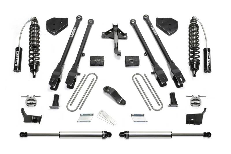 Fabtech 6" 4 Link System W/ Front Dirt Logic 2.5 Resi Coilovers & Rear Dirt K2244DL Photo - Primary