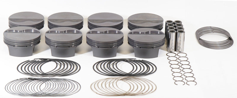 Mahle MS Piston Set Ford 348CI 4.035 Bore 3.400stk 5.400Rod .927 Pin -6.5cc 10.0 CR Set of 8 930245735 930245735 Photo - Primary