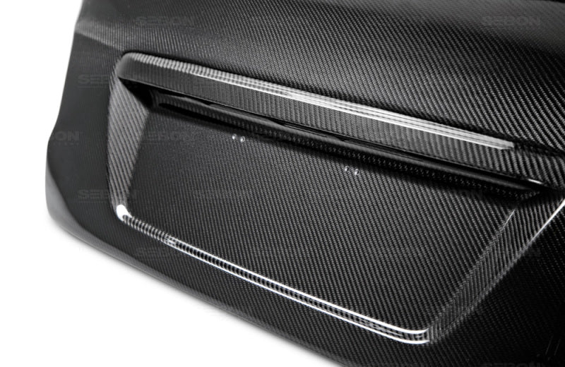 Seibon Carbon Fiber Trunk Lid For 2015-2021 Subaru WRX/STi TL15SBIMP-C Photo - Primary