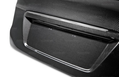 Seibon Carbon Fiber Trunk Lid For 2015-2021 Subaru WRX/STi TL15SBIMP-C Photo - Primary