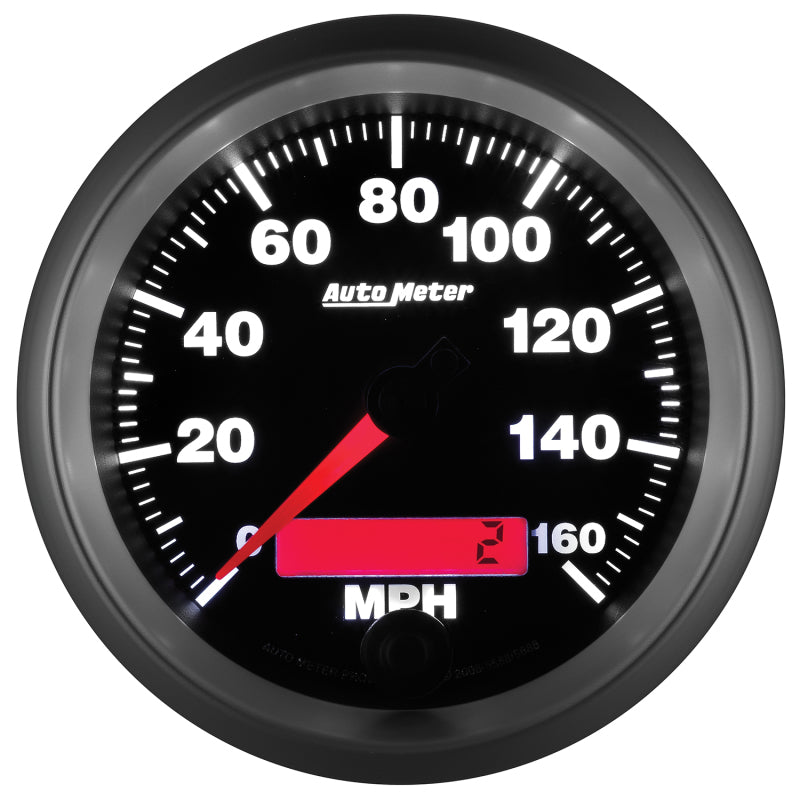 Autometer Gauge, Speedometer, 3 3/8", 160mph, Elec. Programmable, Elite 5688 User 3