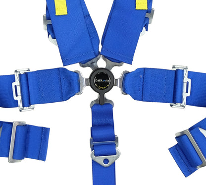 NRG Belt Harness SFI 16.1 5PT 3in. Seat / Cam Lock - Blue SBH-RS5PCBL Photo - Primary