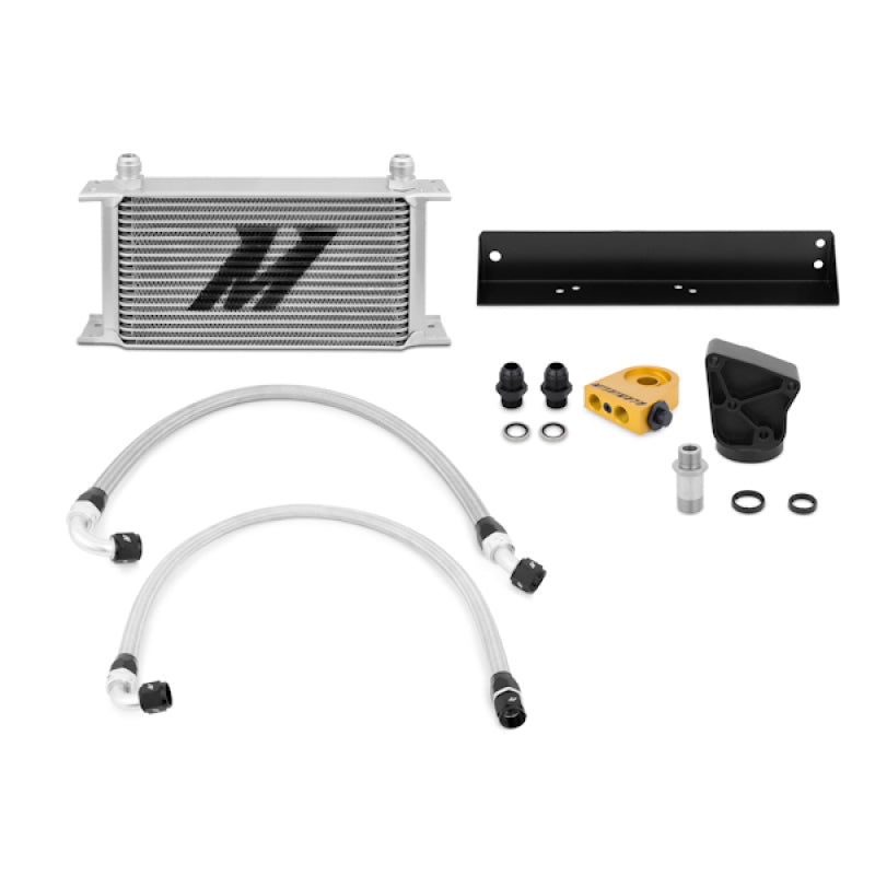 Mishimoto Thermostatic Oil Cooler Kit - Silver 10-12 Hyundai Genesis Coupe 3.8L MMOC-GEN6-10T Photo - Primary