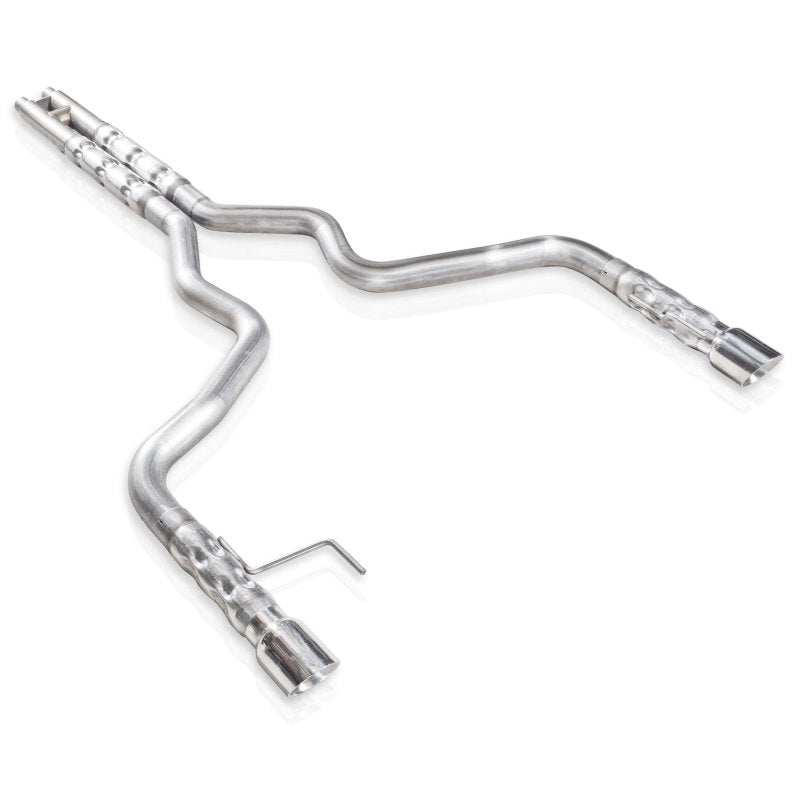 Stainless Works 2015-16 Mustang GT 3in Catback H-Pipe Retro Chambered Mufflers 2-1/2in Cores M15CB M15CB Photo - Primary