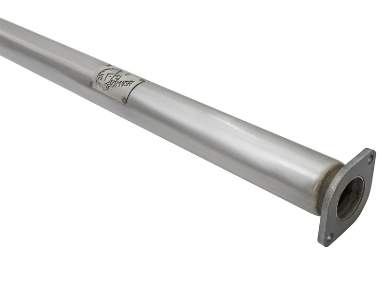aFe Takeda 3in 304 Stainless Steel Cat-Back Exhaust System w/Polished Tip 49-33083-P Photo - Unmounted