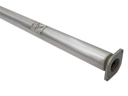 aFe Takeda 3in 304 Stainless Steel Cat-Back Exhaust System w/Polished Tip 49-33083-P Photo - Unmounted