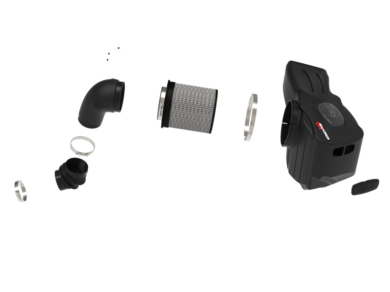 aFe POWER Momentum HD Cold Air Intake System w/ Pro Dry S Media 19-20 RAM Diesel Trucks L6-6.7L (td) 50-70051D 50-70051D Photo - Unmounted