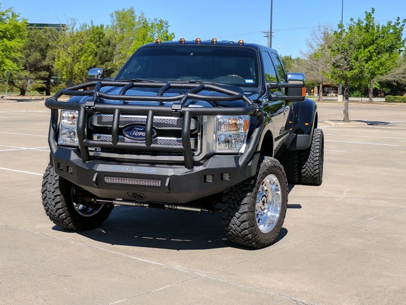 Road Armor 11-16 Ford F-250 Stealth Front Bumper w/Intimidator Guard - Tex Blk 6114R3B-NW 6114R3B-NW Photo - Primary