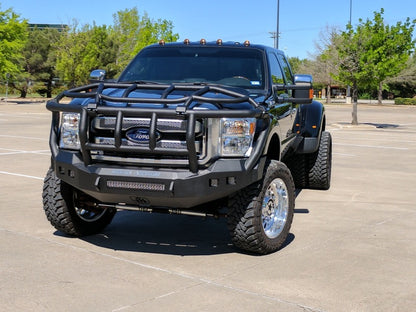 Road Armor 11-16 Ford F-250 Stealth Front Bumper w/Intimidator Guard - Tex Blk 6114R3B-NW 6114R3B-NW Photo - Primary