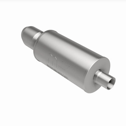 MagnaFlow 7" Round Center/Center Performance Muffler With Tip 14836 360 Degree Image Set