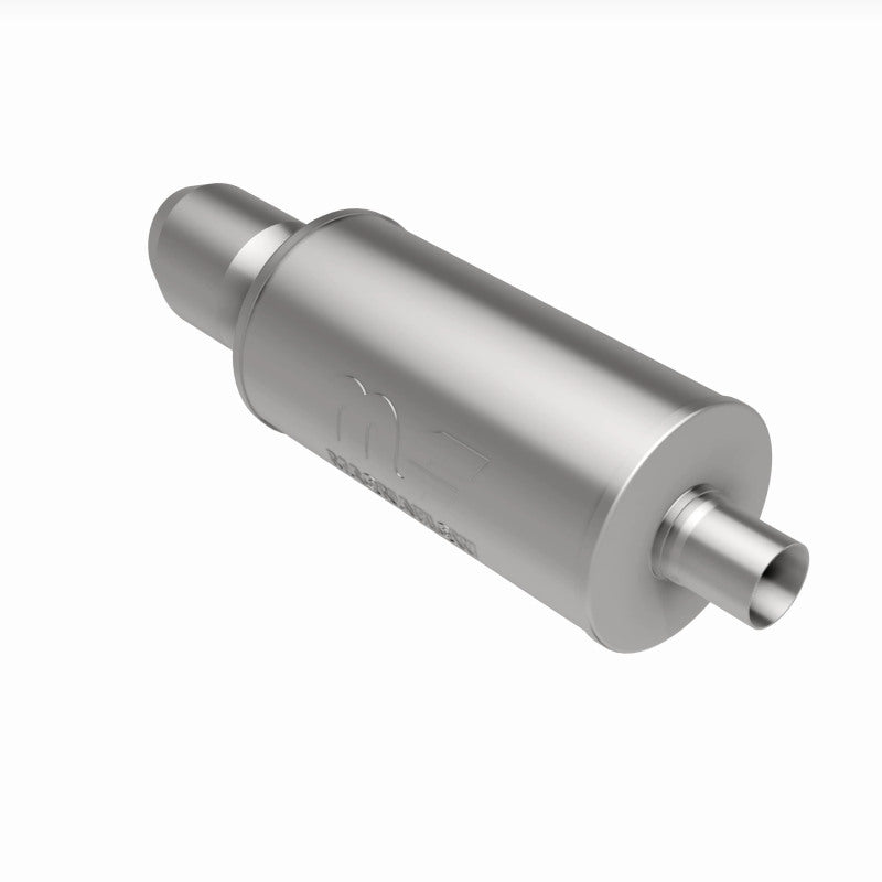 MagnaFlow 7" Round Center/Center Performance Muffler With Tip 14836 360 Degree Image Set