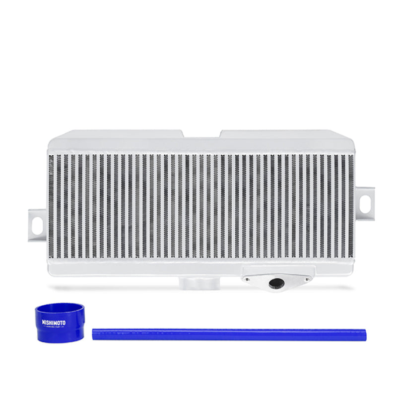 Mishimoto Top-Mount Intercooler Kit Silver Cooler - Blue Hose 08-15 WRX STi MMTMIC-STI-08SLBL Photo - Primary