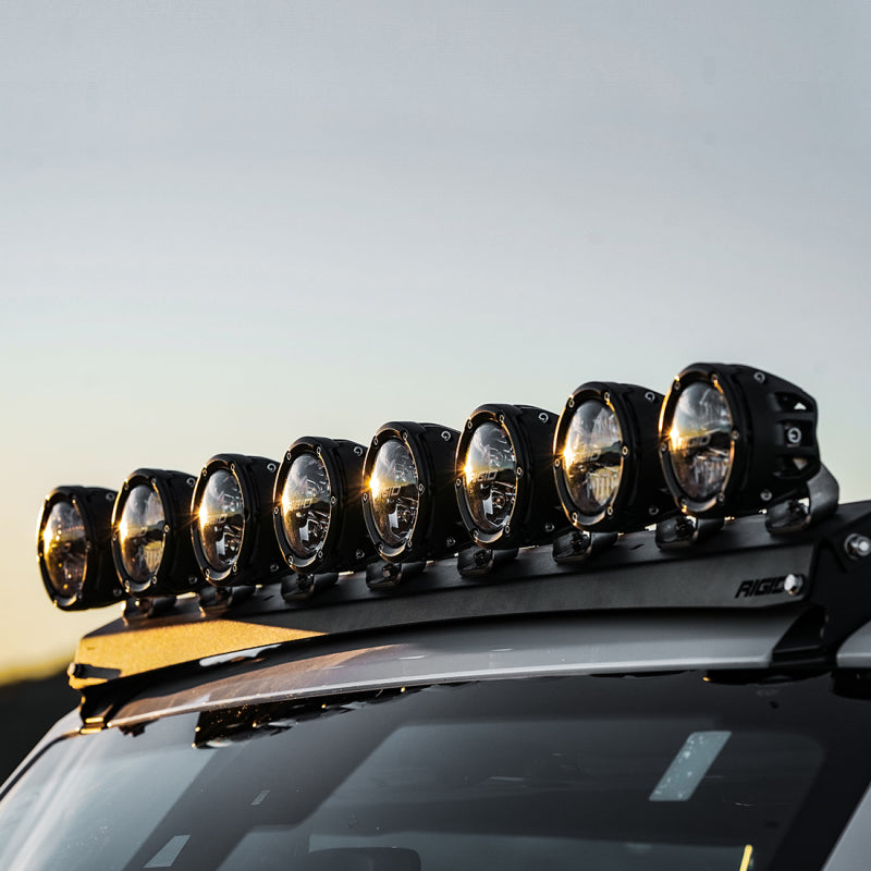 Rigid Industries 2021+ Ford Roof Pod Mount - fits 8 RIGID 4in 360-Series lights 46729 46729 Photo - Mounted