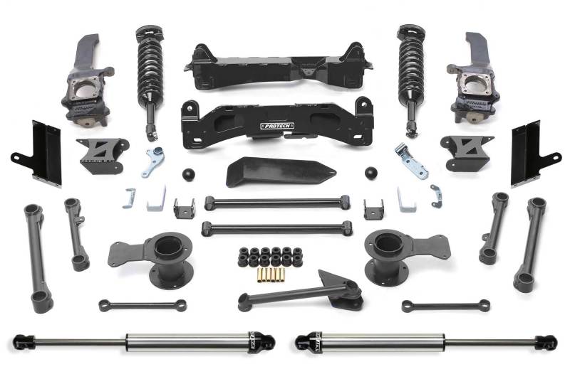Fabtech 6 in.Performance System w/ Front Dirt Logic 2.5 Coilovers & Rear Dirt K7060DL Photo - Primary