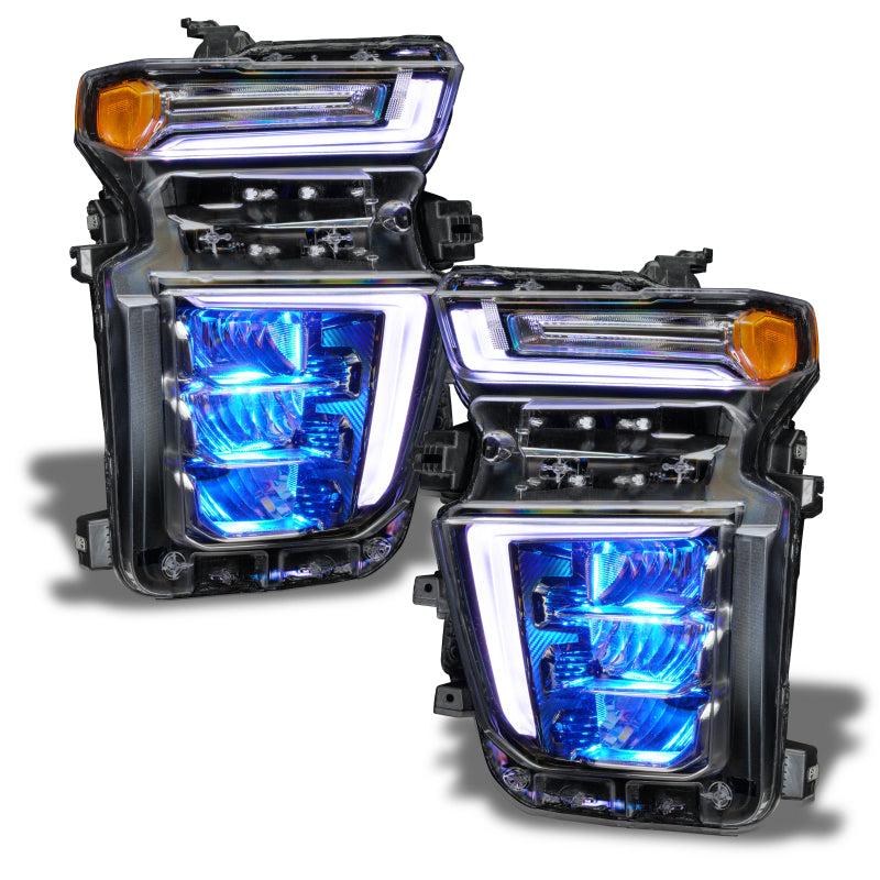 ORACLE Lighting Oracle 20-21 Chevy Silverado HD 2500/3500 RGB Headlight Demon Eye Kit - ColorSHIFT w/o Controller 1453-334 1453-334 Photo - out of package