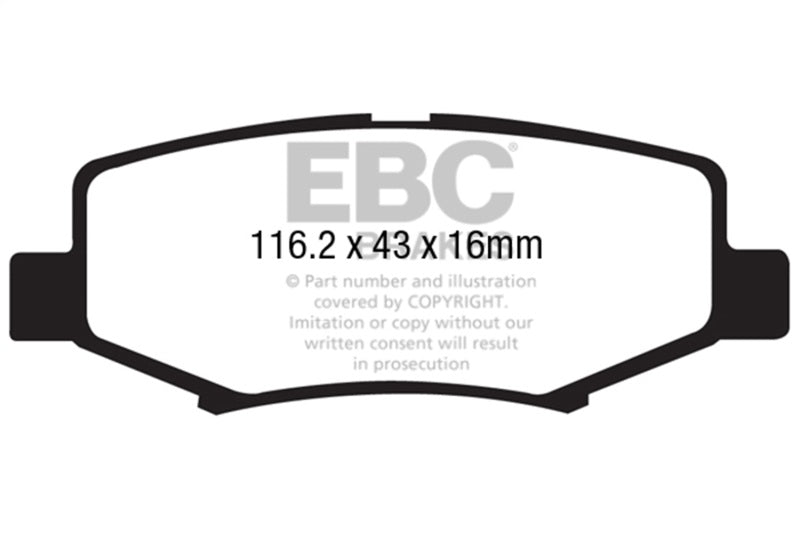EBC Disc Brake Pad Set DP61799 Photo - Primary