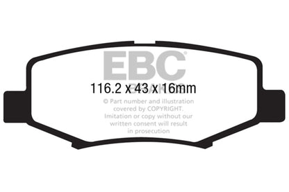 EBC Disc Brake Pad Set ED91799 Photo - Primary