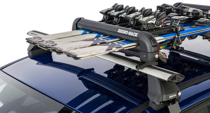 Rhino-Rack Universal Ski/Snowboard Carrier - Fits 4 Pairs of Skis or 2 Snowboards - Black 574 574 Photo - Primary