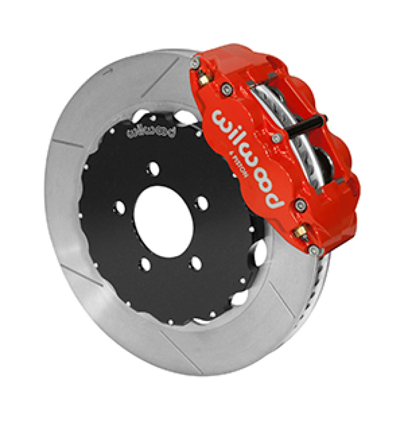 Wilwood 03-11 Crown Victoria Forged Narrow Superlite 6R Front Brake Kit w/ Slotted GT Rotor - Red 140-14681-R 140-14681-R User 1