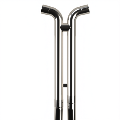 Kooks Headers Kooks 18-24 Ford Mustang GT 5.0 3in. Valved Touring Cat-Back Exhaust - Carbon Tips 11514570 11514570 Photo - Unmounted