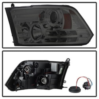 Spyder Dodge Ram 09-12 Projector Headlights Light Bar DRL Smoke PRO-YD-DR09-LBDRL-SM 5081742 5081742 Photo - Unmounted